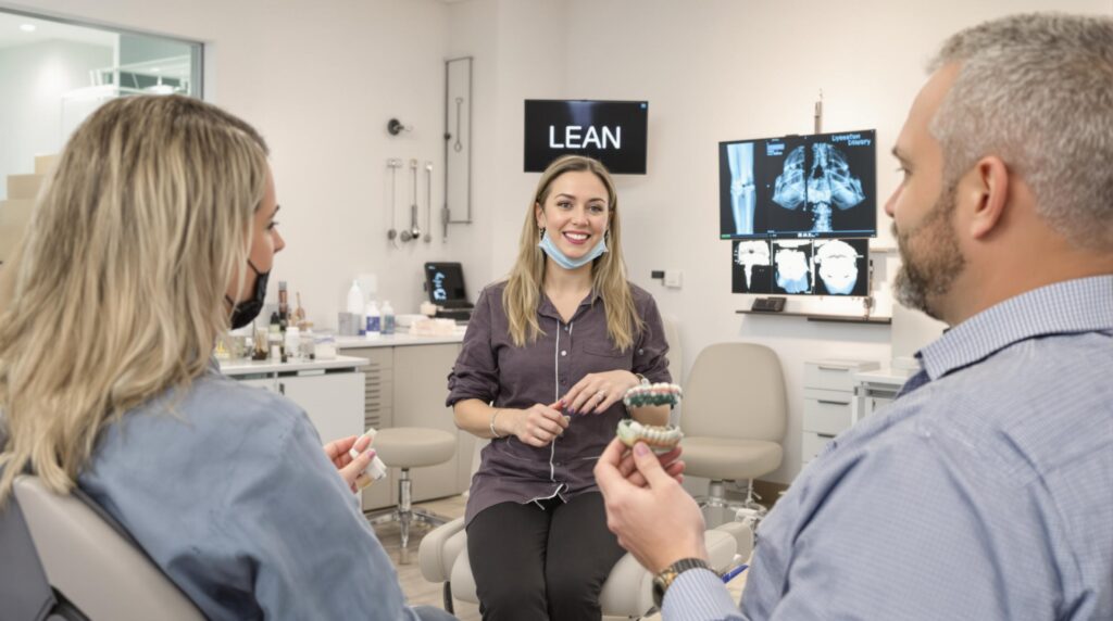 Effiziente Kieferorthopädie in heller Atmosphäre